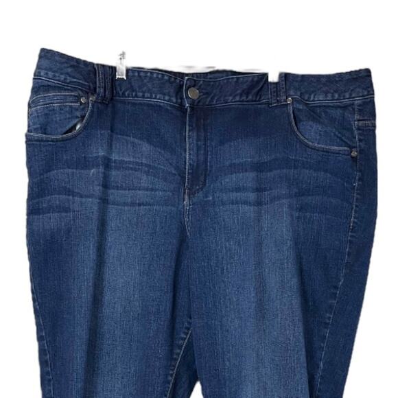 Lane Bryant Jeans Genius Fit High Rise Jegging Skinny Dark Wash Women’s Size 28 - Picture 3 of 6